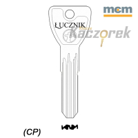 Mieszkaniowy 059 - klucz surowy mosiężny - MCM CP